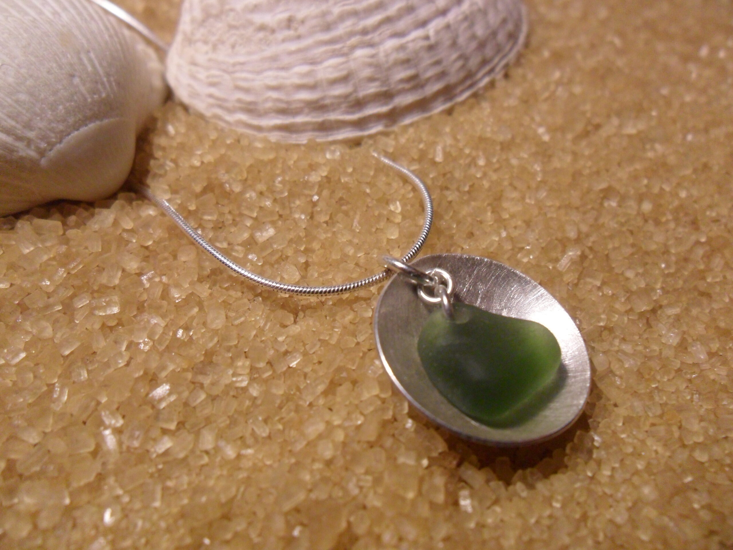 Coastal Cove Pendant - Scottish Sea Glass