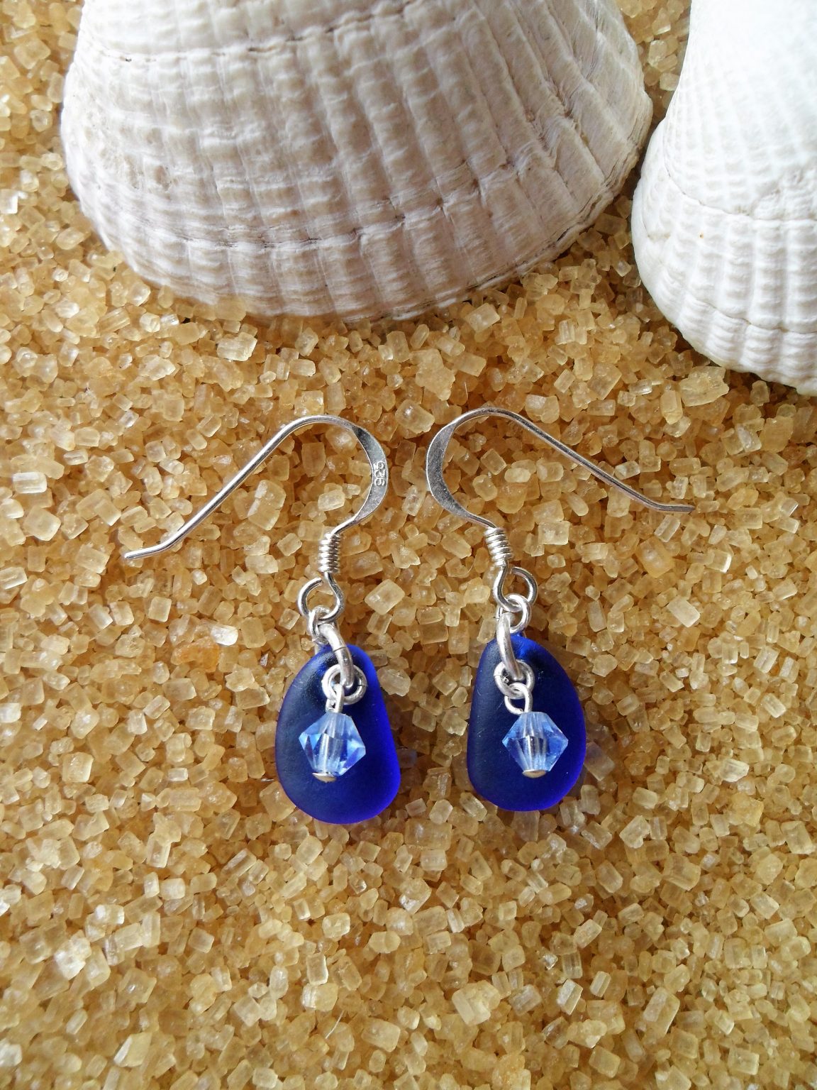 Drop Earrings Scottish Sea Glass